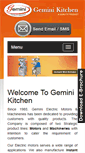 Mobile Screenshot of geminikitchen.com